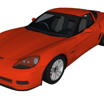 超精细汽车模型 克尔维特 Corvette_SU2015